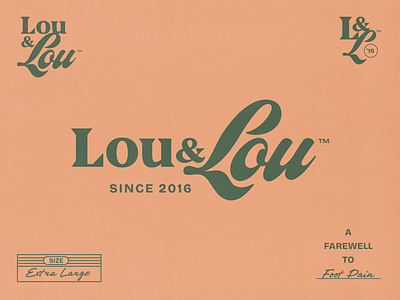 Lou & Lou / Logo Concept badge badge design branding clean design graphic design identity illustration logo logo concept logo design minimal type logo typemark typography