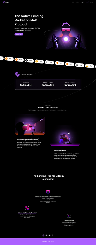 A Lending protocol on MAP defi finance lending map protocol ui ux web3