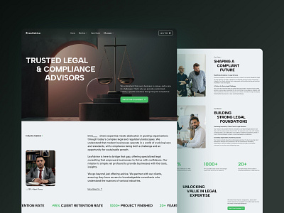 LexAdvice Framer Template for Legal Consulting agency branding clean creative design digitaldesign dribbbleshowcase framertemplate illustration landing page legalbranding legalconsulting legalwebsite minimal modern templatedesign ui ux website websitetemplates