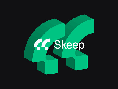 Skeep — Logo design 3d branding inspiration logo logo design minimal modern skeep