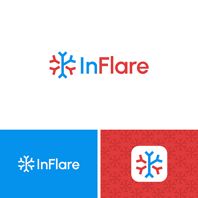 InFlare Logo Design reliablehvacsolutions