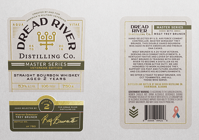 Dread River Label on Paper graphic design label design packaging