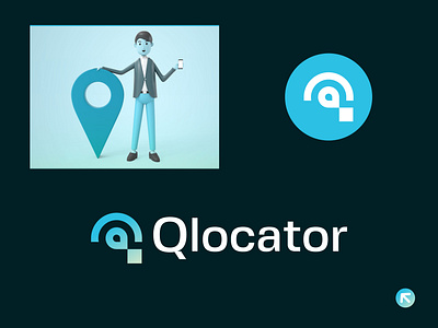 Q + Location icon Logo brand brand company brand identity brand logo brand mark branding logo business logo company logo finder google map locator locate location location logo locator logomaker logotipo logotype map new brand startup logo