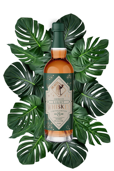 Side Hustle Spirits Whiskey Series Label Design branding graphic design label design logo packaging