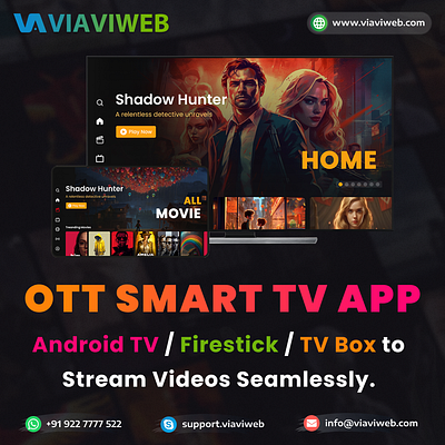 OTT Website, Android, iOS , TV App by VIAVIWEB android tv app complete ott package firestick app ott ott android app ott android smart tv app ott ios app ott plateform ott solutions smart box app smart tv app source code viaviweb viaviwebtech