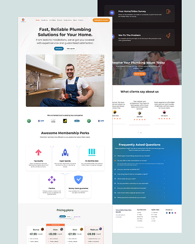 MCR Gas Plumbing Landing Page essentialservicesdesign homeplumbing industrialplumbing landing page landingpage plumbing website plumbingcontractor plumbingdesign plumbingservices plumbingsolutions plumbinguiux ui uidesign uiux