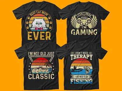 vintage t shirt design cat t shirt clothing design graphic design graphic t shirt illustration merchandies print on demand shirt t shirt design