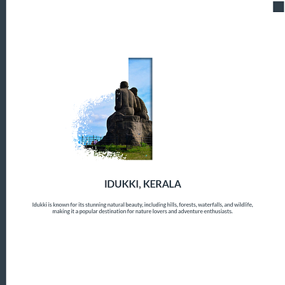 A to Z India - I : Idukki a to z india adobe photoshop cities in letter creatives graphic design i idukki indian cities