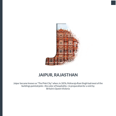 A to Z India - J : Jaipur a to z india adobe photoshop cities in letter creatives design graphic design indian cities j jaipur