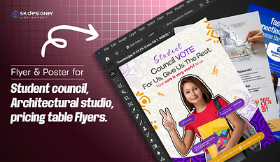 Flyers for Student Councils, Architectural, & Pricing Table. 3d architecturalstudioflyers branding creativegraphicdesign customflyerdesign customflyers fastdesigndelivery graphic design motion graphics pricingtableposters professionalflyerdesign professionalposters studentcouncildesign studentcouncildesigns