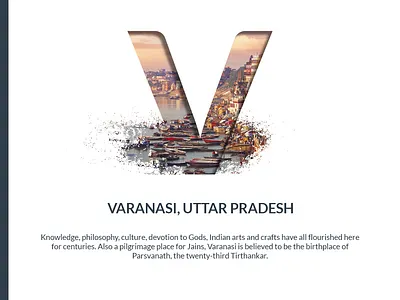 A to Z India - V : Varanasi a to z india adobe photoshop cities in letter creatives design graphic design indian cities v varanasi