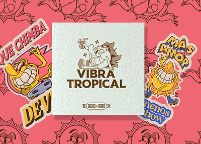 Vibra Tropical branding character design graphic design illustration photoshop product product design