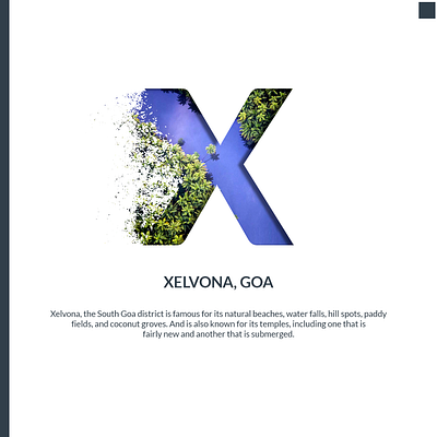 A to Z India - X : Xelvona a to z india adobe photoshop cities in letter creatives design graphic design indian cities x xelvona