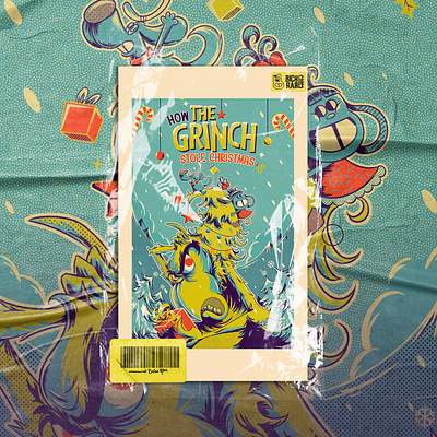 The Grinch Poster cartoon characterdesign design graphicdesign illustration photoshop poster print visual