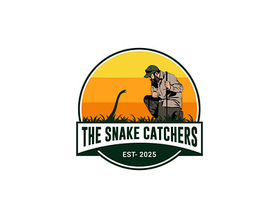 The snake catchers logo branding businesslogo design designkite freelancer khalid freelancerkhalid graphic design jr7 designer logo logodesign minim minimal modernlogo motion graphics shuvorahman01