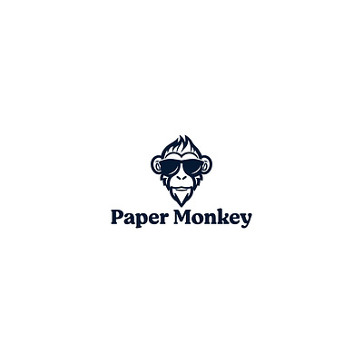 Monkey animal branding design digital digital illustration drawing graphic design logo