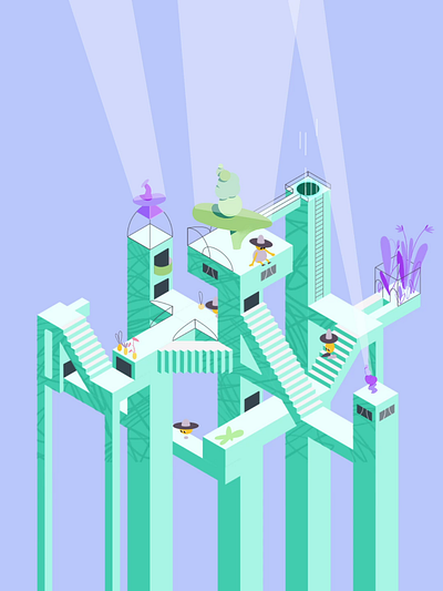 Isometric style animation. Inspired by Motion Beast after effects character animation dribble shot emoji animation gif animation graphic design isometric animation isometric illustration motion graphics