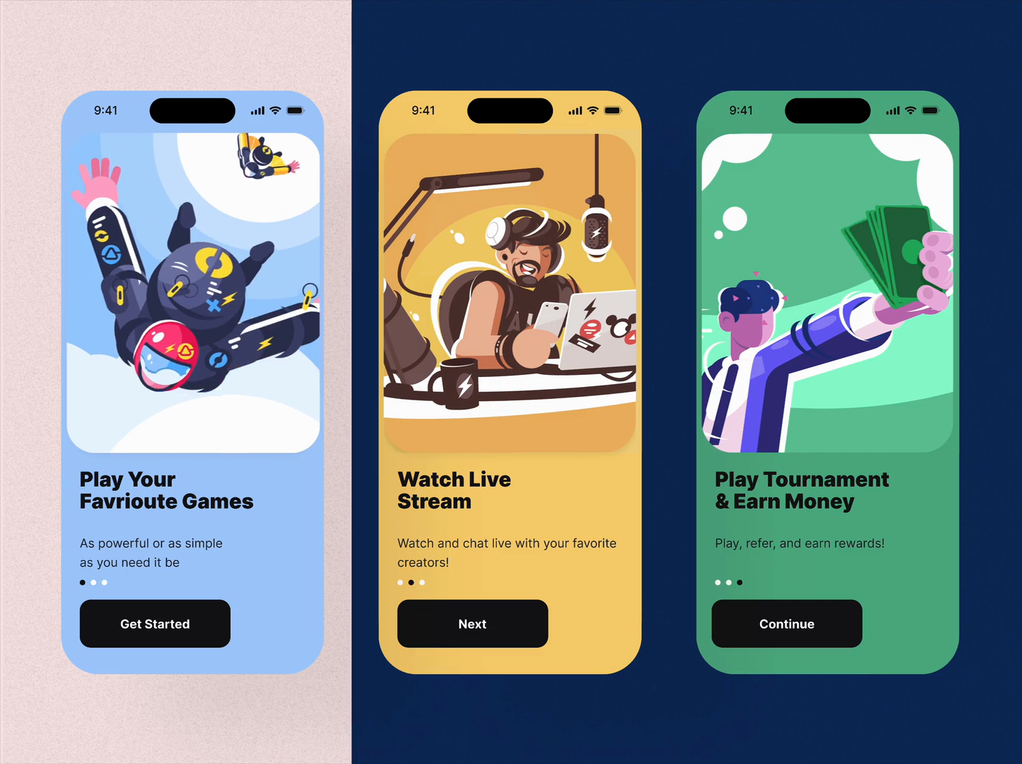 Example of Motion, Interaction & Animation Service