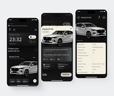 Car Rental Application app design application design automobile buy car car car rental car rental app car rental service design electric car interface mobile app mobile application mobileapp product design rental app ui ui design uiux ux