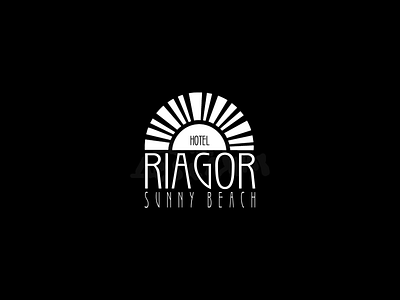 "RIAGOR" hotel Sunny Beach, logo design (v01) design graphic design logo typography