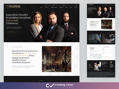 Kancelaria Radcy Prawnego (UI) figma kancelaria mariuszkunc radca prawny ui design ui ux web design