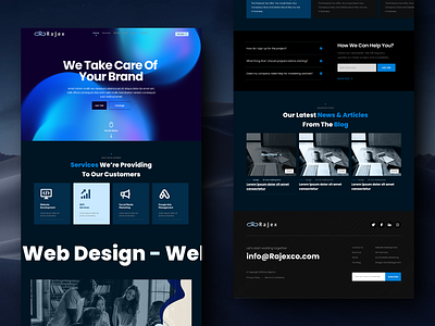 Agency Web Design agency branding design english agency graphic design ui ux web