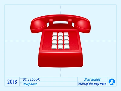 Icon of the Day #116 design emoji icon icons illustration phone receiver telephone