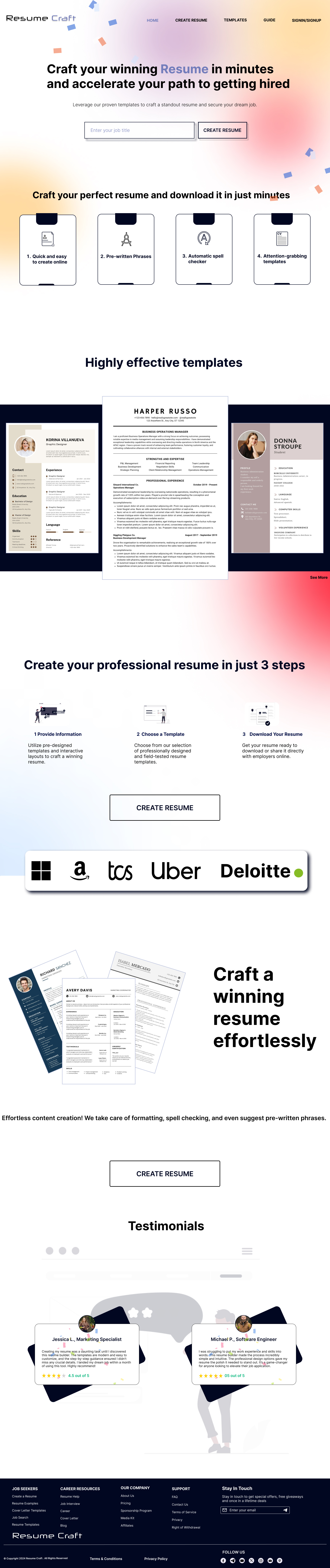 Example of UI UX Design