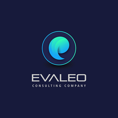 Colorful Letter E Logo for small consulting company circle logo colorfull company consulting letter e logo