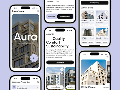 Real Estate Mobile Website architecture best web design mobile website modern ui modern website professional website real estate real estate website ui ui design ui ux ui ux design ux web design web interface design web ui web ui design webdesign