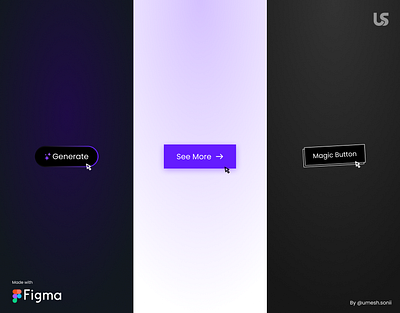 Exploring the possibilities of Figma for creating dynamic button 3d animation button graphic design interaction motion graphics ui umeshsonii