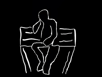 The Thinker 2025 acidart alone amsterdam art artwork berlin blackandwhite collection cologne gallery germany hamburg illustration liverpool manchester monaco paris sad thinker