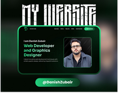 My Personal Website branding graphic design laravel logo php ui ui ux website website design wordpress