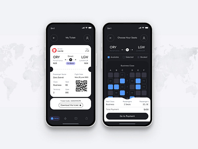 Book flight app design ui uiux ux