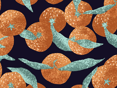 Juicy orange. Seamless pattern branding bright fabric fruit illustration nature orange packaging pattern seamless pattern summer