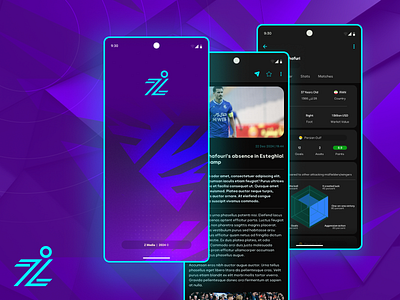 ZMedia application branding football google material 3 graphic design logo mobile motion graphics news news app product design soccer sport ui ux