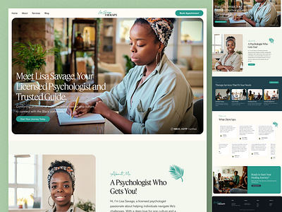 Psychologist Therapy Website Design accessibledesign cleanui compassionatedesign healingjourney landingpagedesign mentalhealthsupport modernwebdesign psychologistwebsite responsivedesign therapistlandingpage therapywebsitedesign uiuxdesign