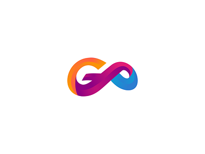 GO Infinity agency app color community company fullcolor games go go logo gradient icon infinity logo infinty inspirations international logo media modern social sport