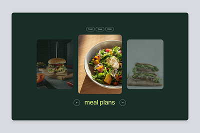 Food/Drink Menu - Daily UI 043 daily ui