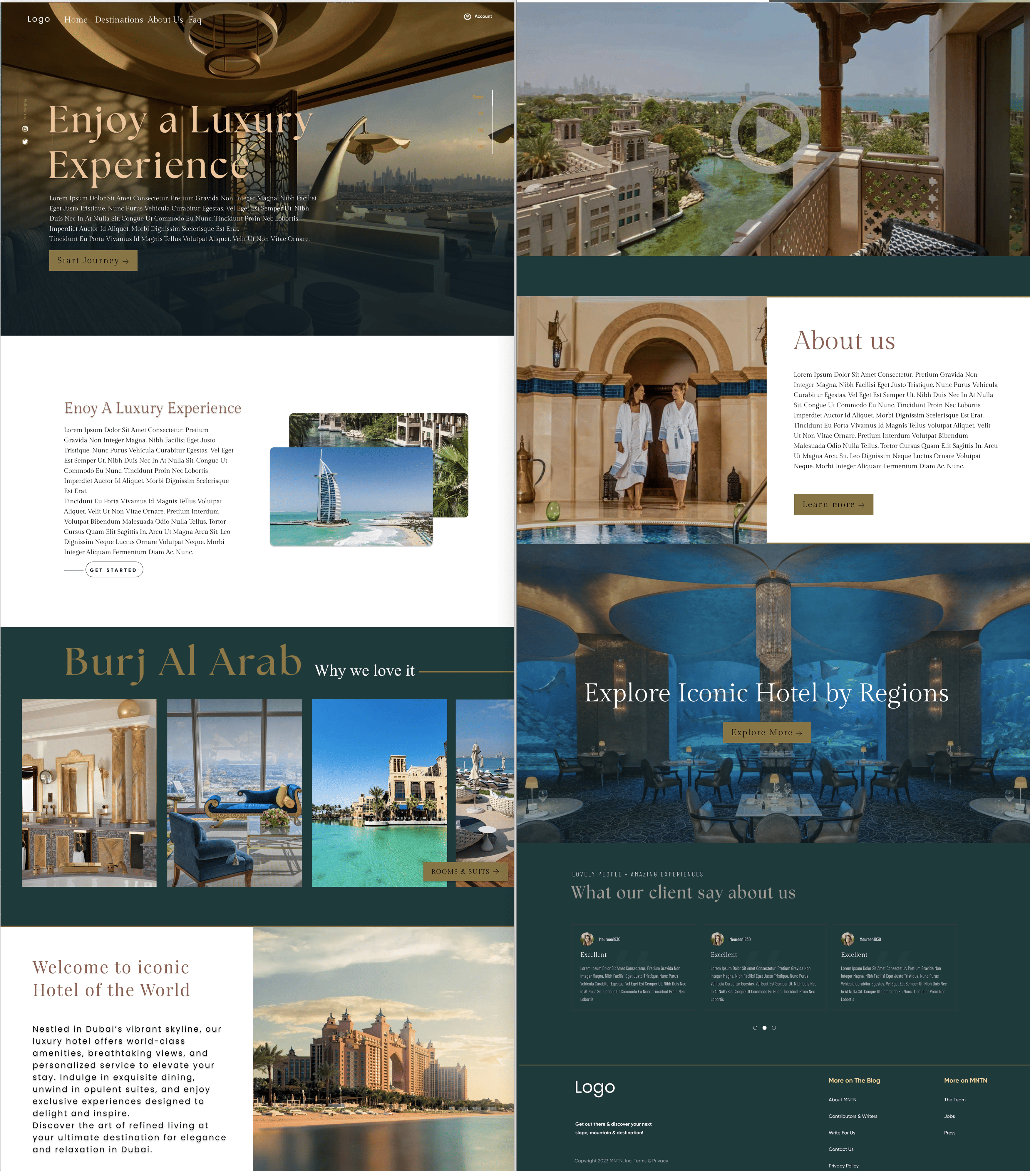 Example of Figma Landing Page Design Responsive
