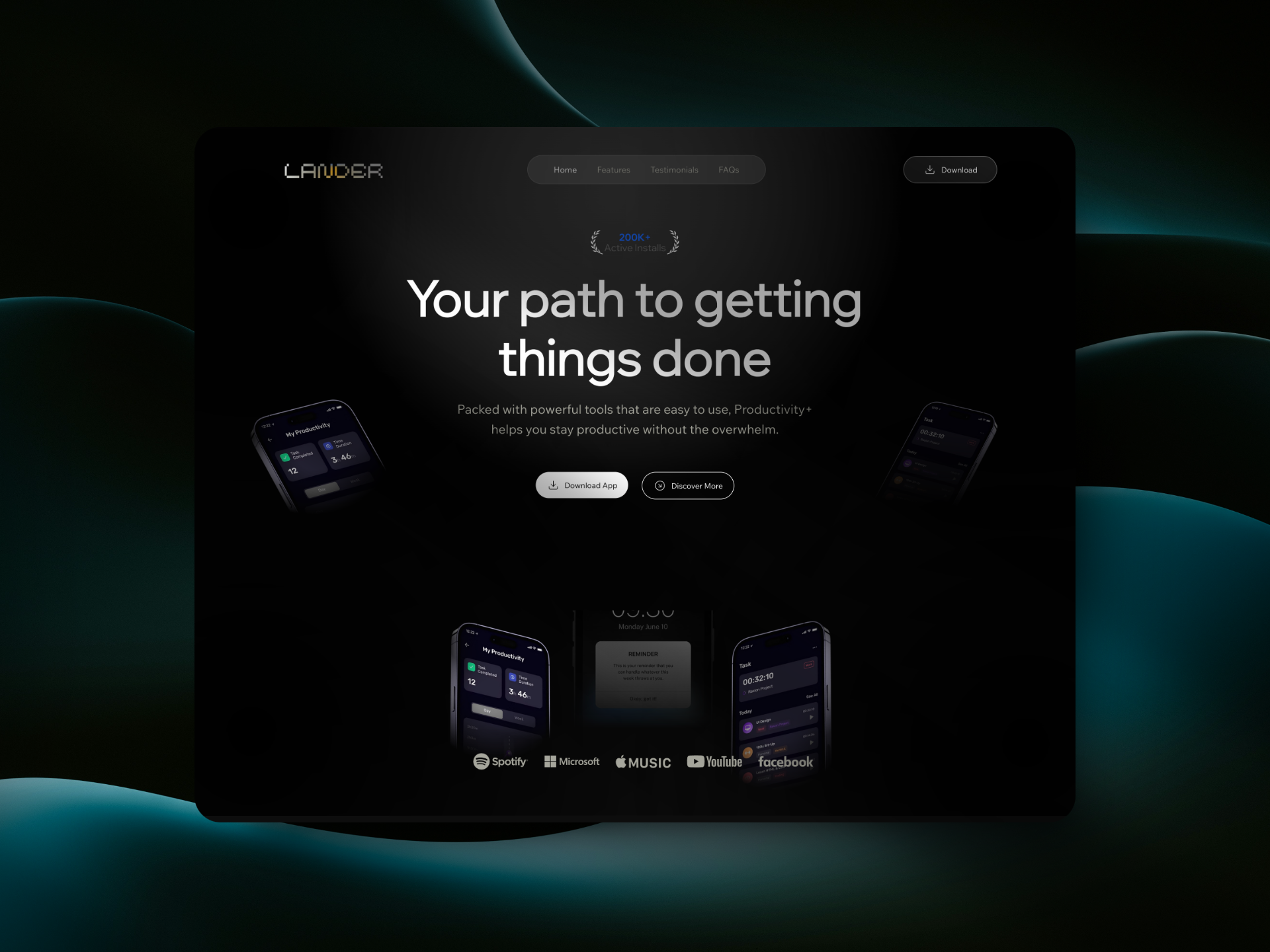 Example of Web Design & Development