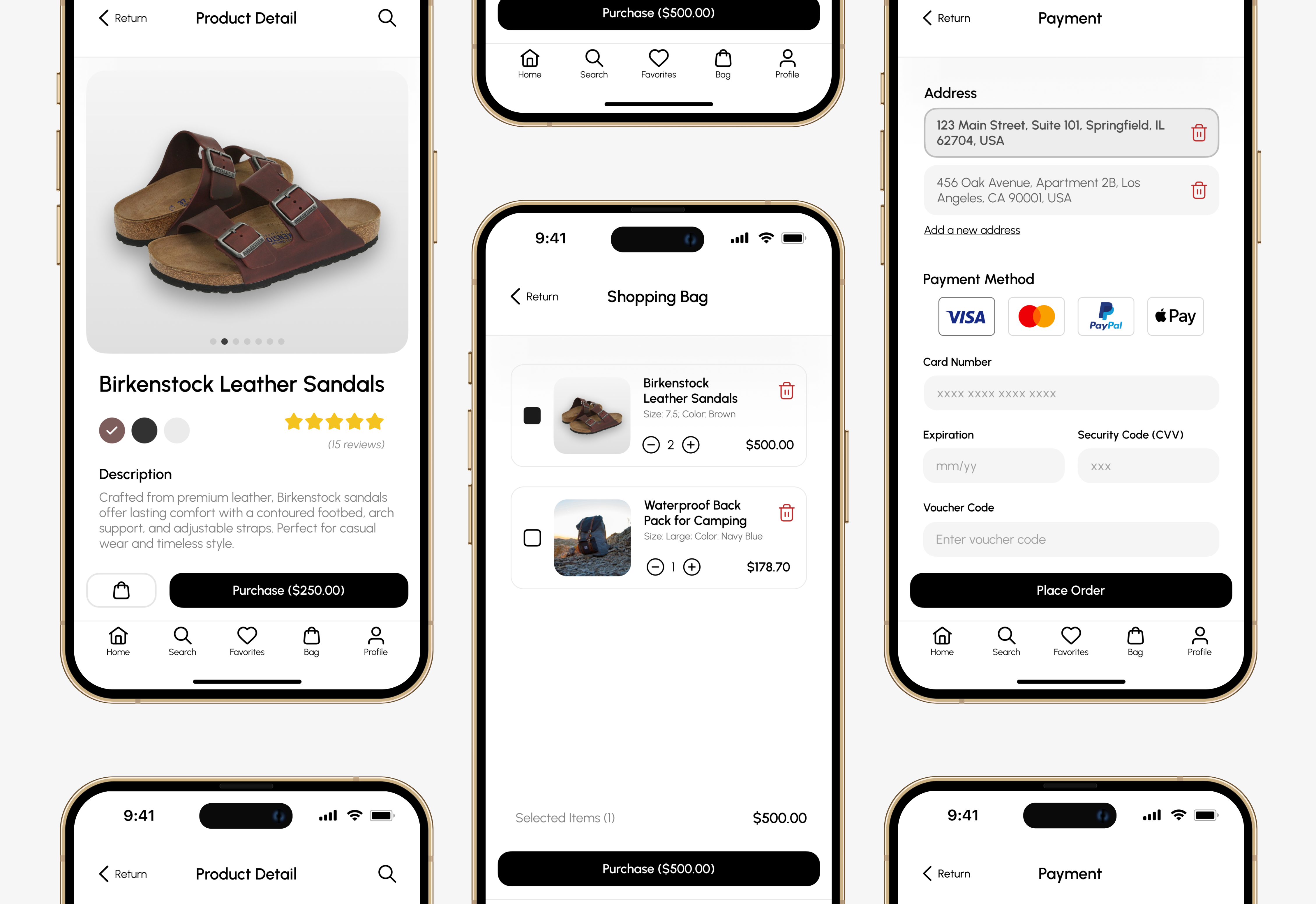 Example of Mobile App Designs