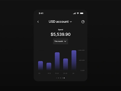 Statement design finance fintech mobile app mobile design product design ui ux uxui