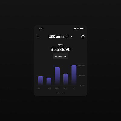 Statement design finance fintech mobile app mobile design product design ui ux uxui