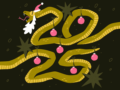 New year 2025 2025 character christmas creative festive graphic happy new year holiday illustration new year snake ui