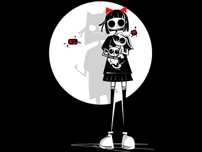 Pet animation design girl graphic design illustration procreate