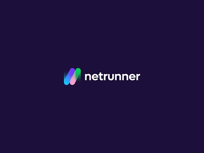 Netrunner Logo animation animated logo animation brand branding consulting design fit fitness it light logo logo animation logo reveal monogram motion motion graphics shoes speed sport tech