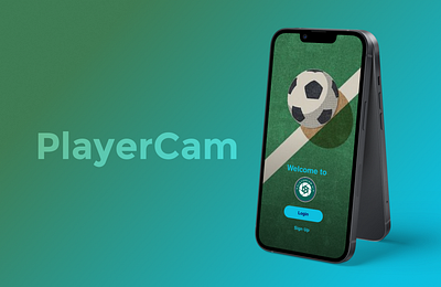 PlayerCam App : AI Performance Tracker ai branding design system football ui ux