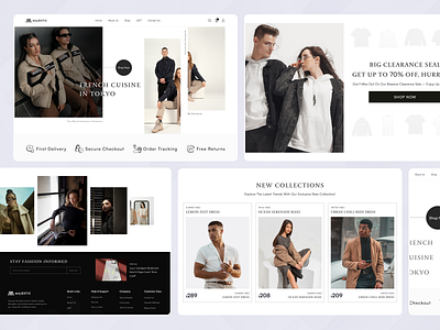 Modern Fashion eCommerce Website Design b2b design e commerce e commerce website e sho e shop fashion graphic design landing page minimalist online store saas shop shopify shopify store shopify website startup ui web web design