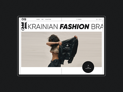 E-commerce for Ukrainian Fashion Brand e commerce fashion ui uiux